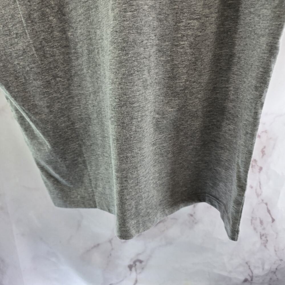 Everlane T Shirt Womens Gray Crewneck Box Cut Tee Organic Cotton Pocket Short - Picture 7 of 10